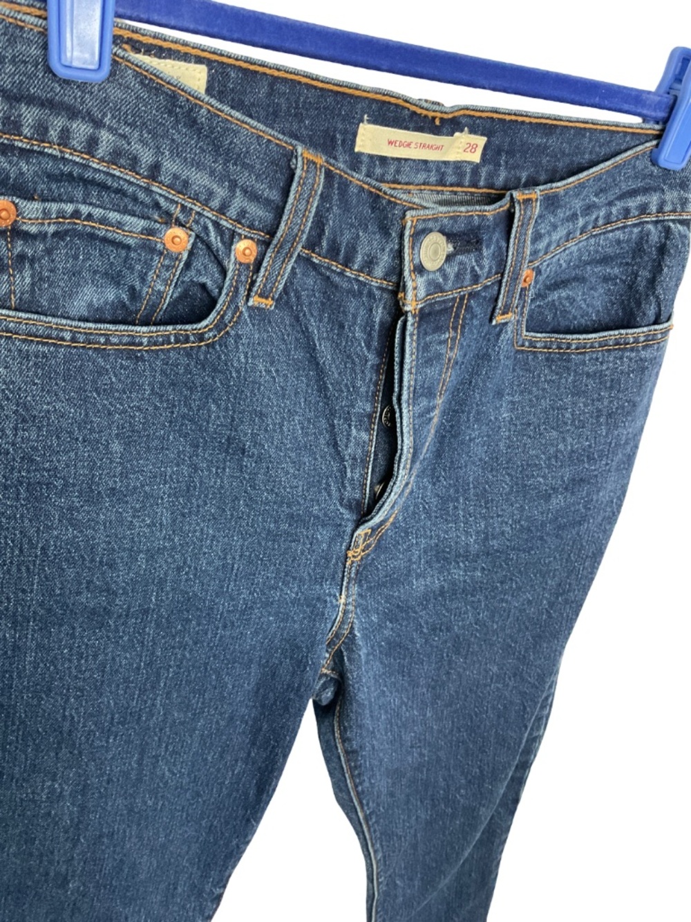 Levi's Wedgie Straight Ankle Jeans - Picture 6 of 11